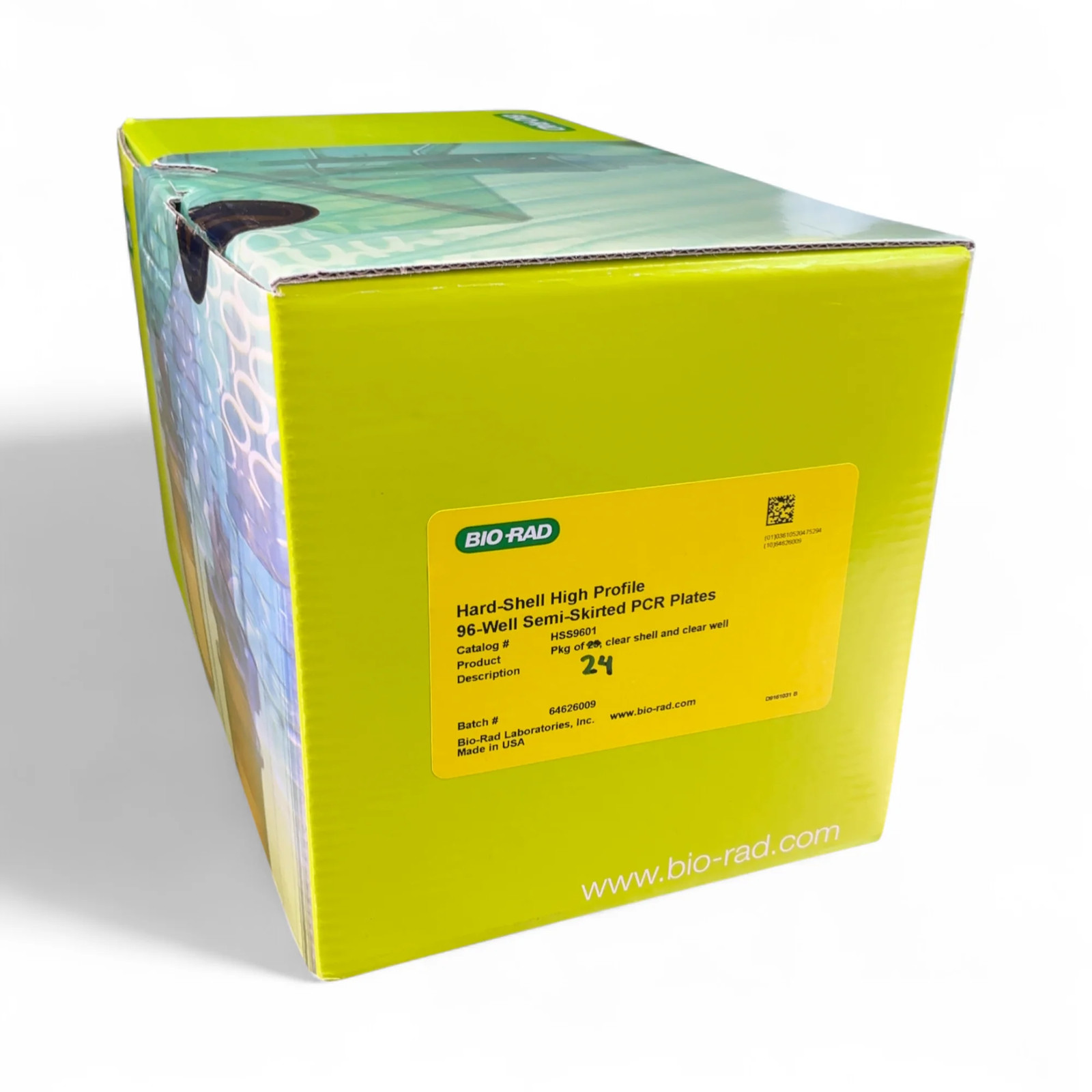 BIO-RAD Hard-Shell High Profile 96-Well Semi-Skirted PCR Plates HS99601 Hard-…