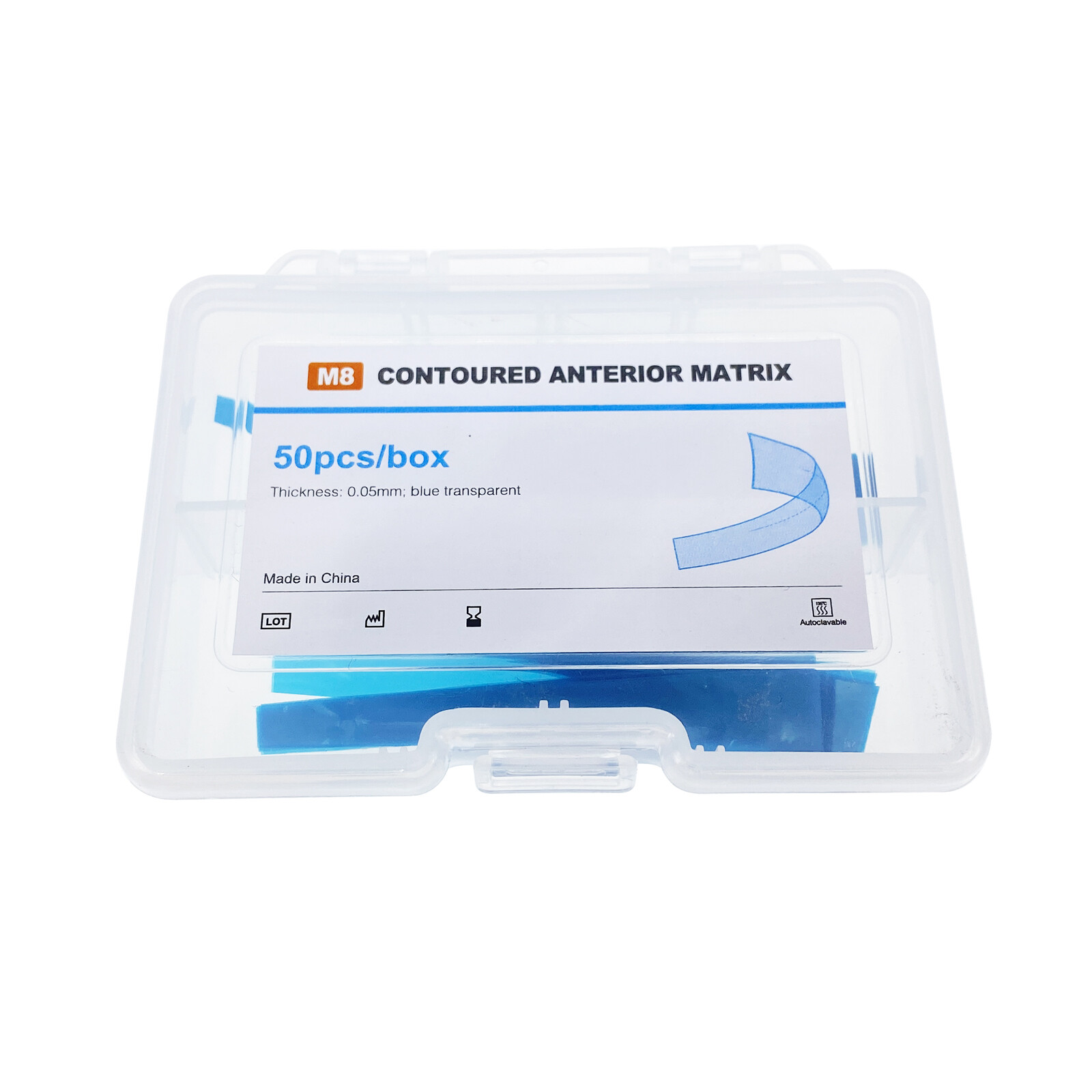 Dental Blue View Strip Anterior Restoration Strips Composite BT Clear Matrix