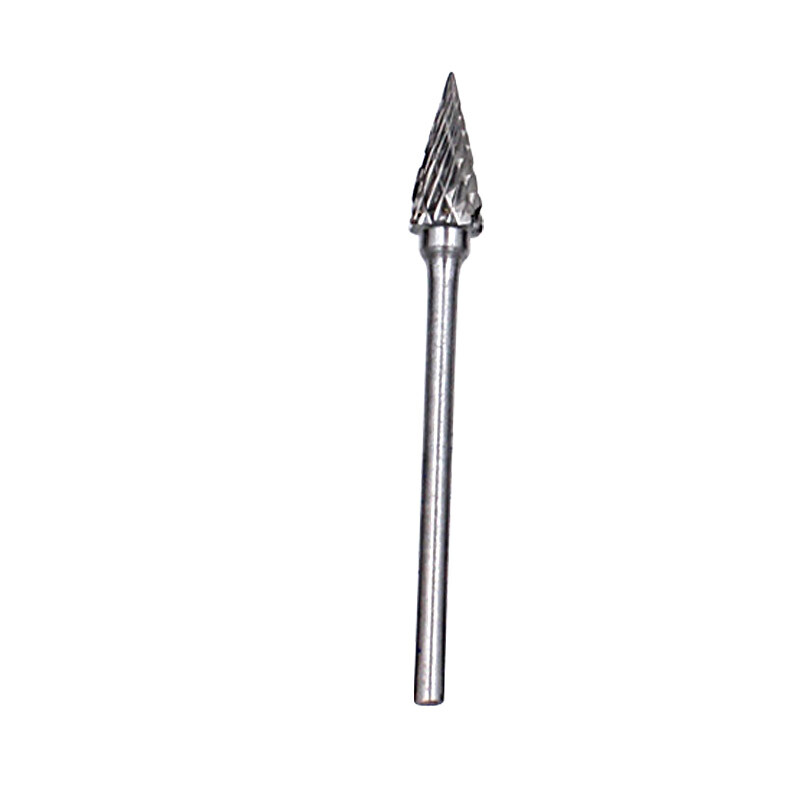 10 PCS Dental Lab Polishing Bur Drills Tungsten Steel Carbide Burs 2.35MM US