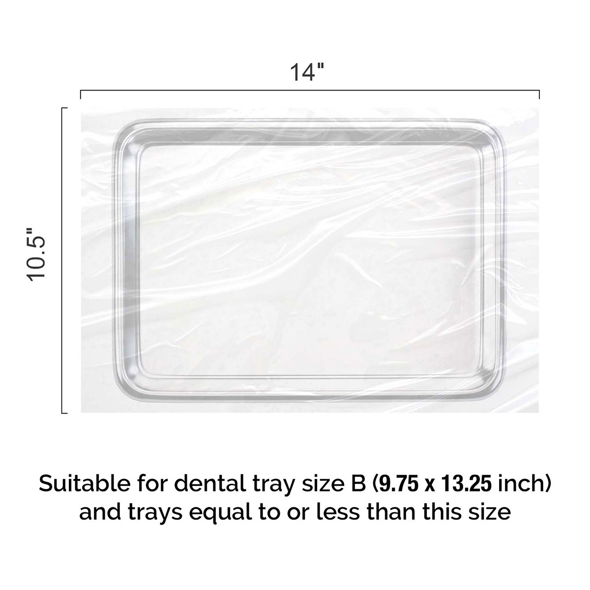 1500Pcs Disposable Dental Tray Covers Pre-Cut Tear Resistant Size 10.5″x14″