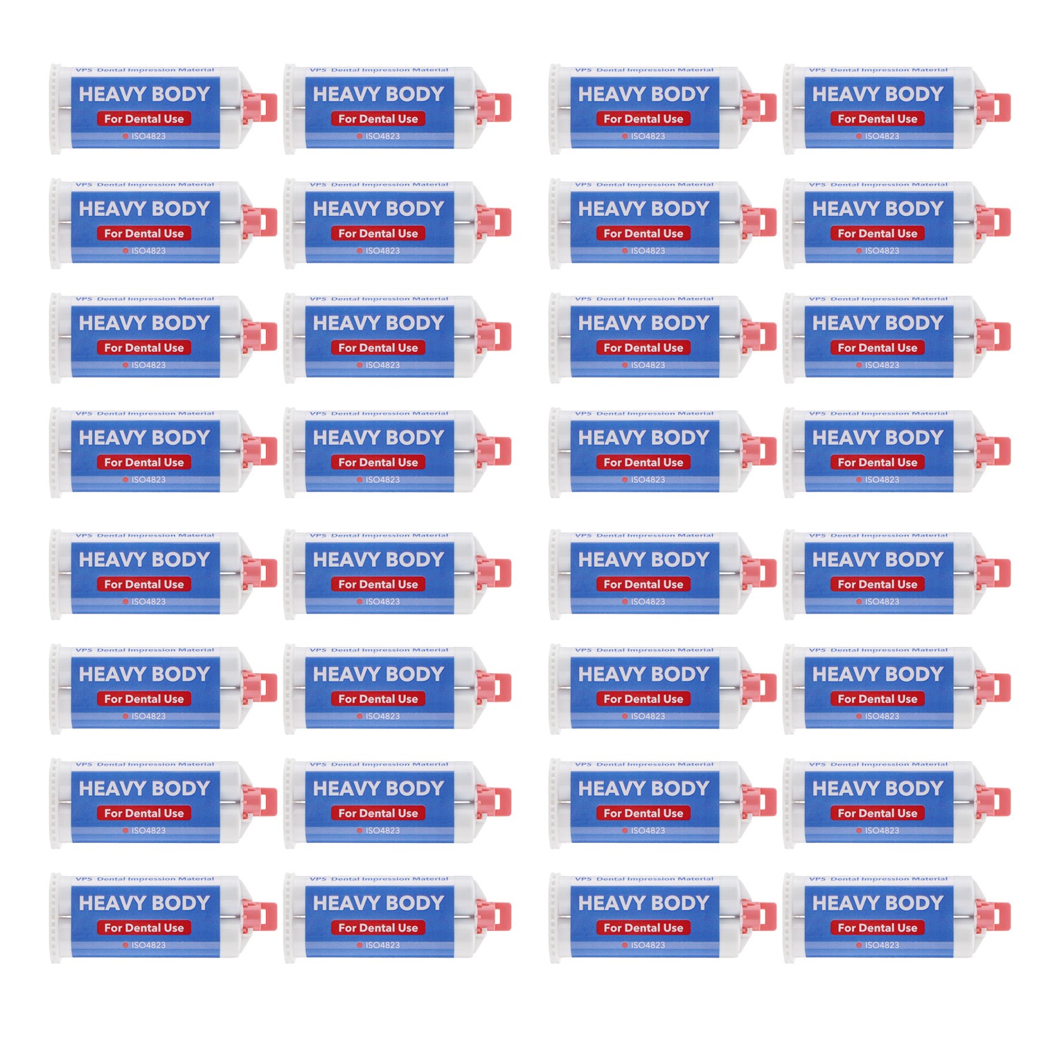 80Pcs Heavy Body Fast Rapid Set Impression Material 50mL Cartridges VPS PVS New