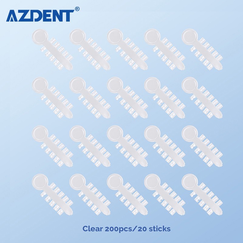 200pcs Dental Orthodontic Rotation Wedges Rubber High Elastic Rotary Pads