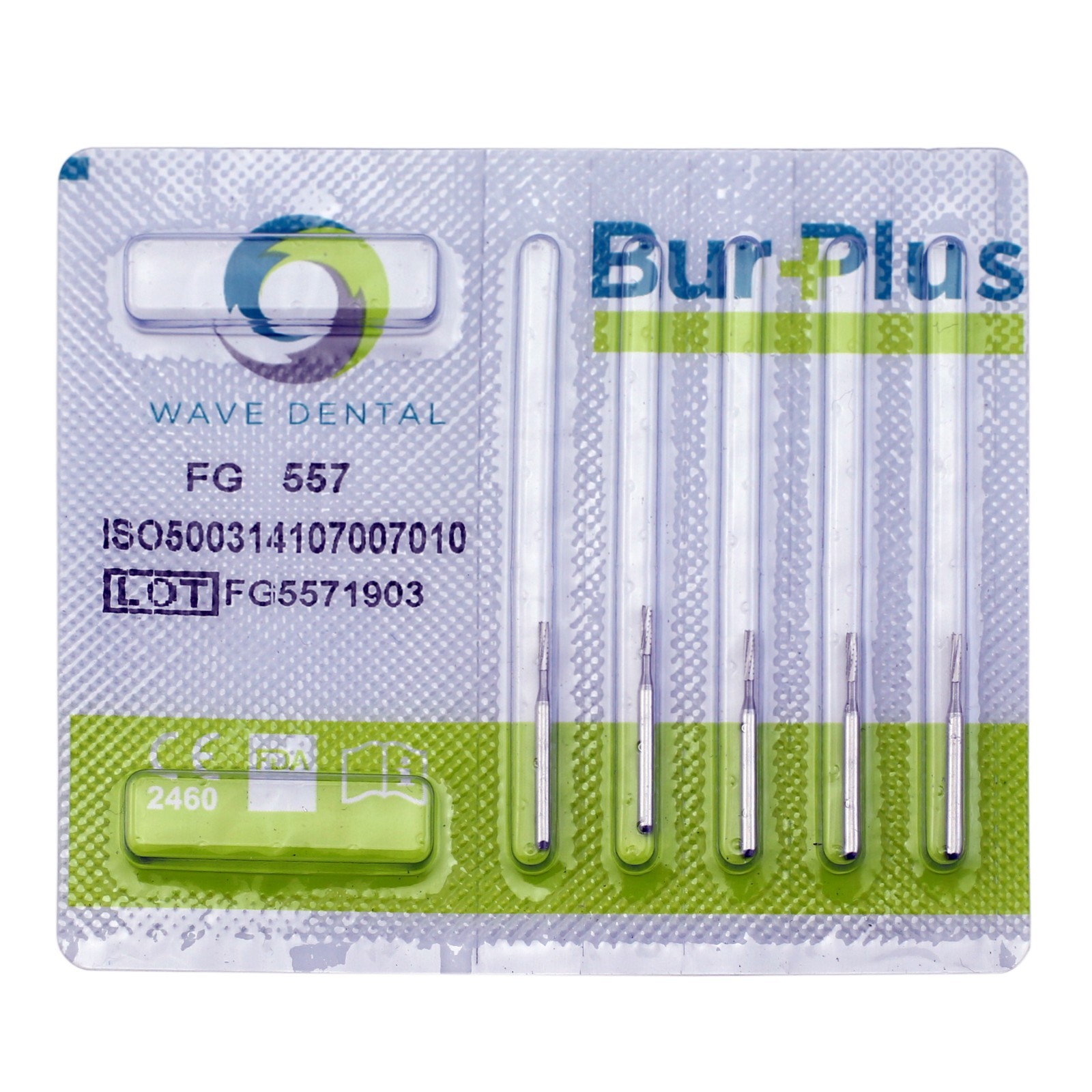 Dental Carbide Burs FG 557 Friction Grip Flat End Cylinder Cross Cut High Speed