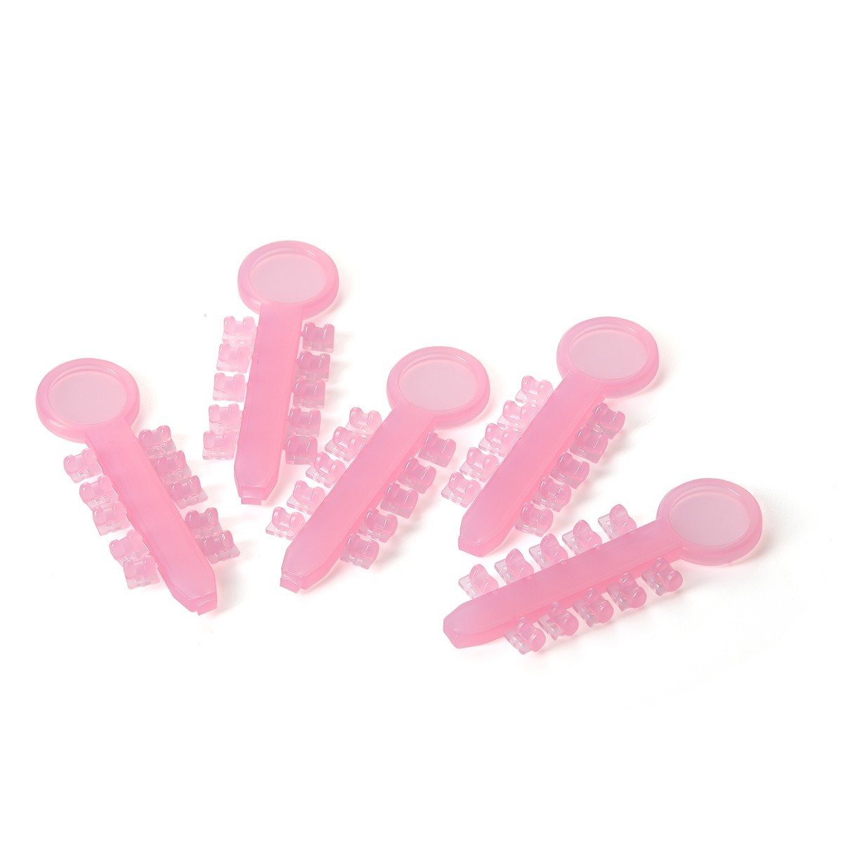 200pcs/20 sticks Dental Rotation Wedge Orthodontic Rubber Elastic Rotary Pads