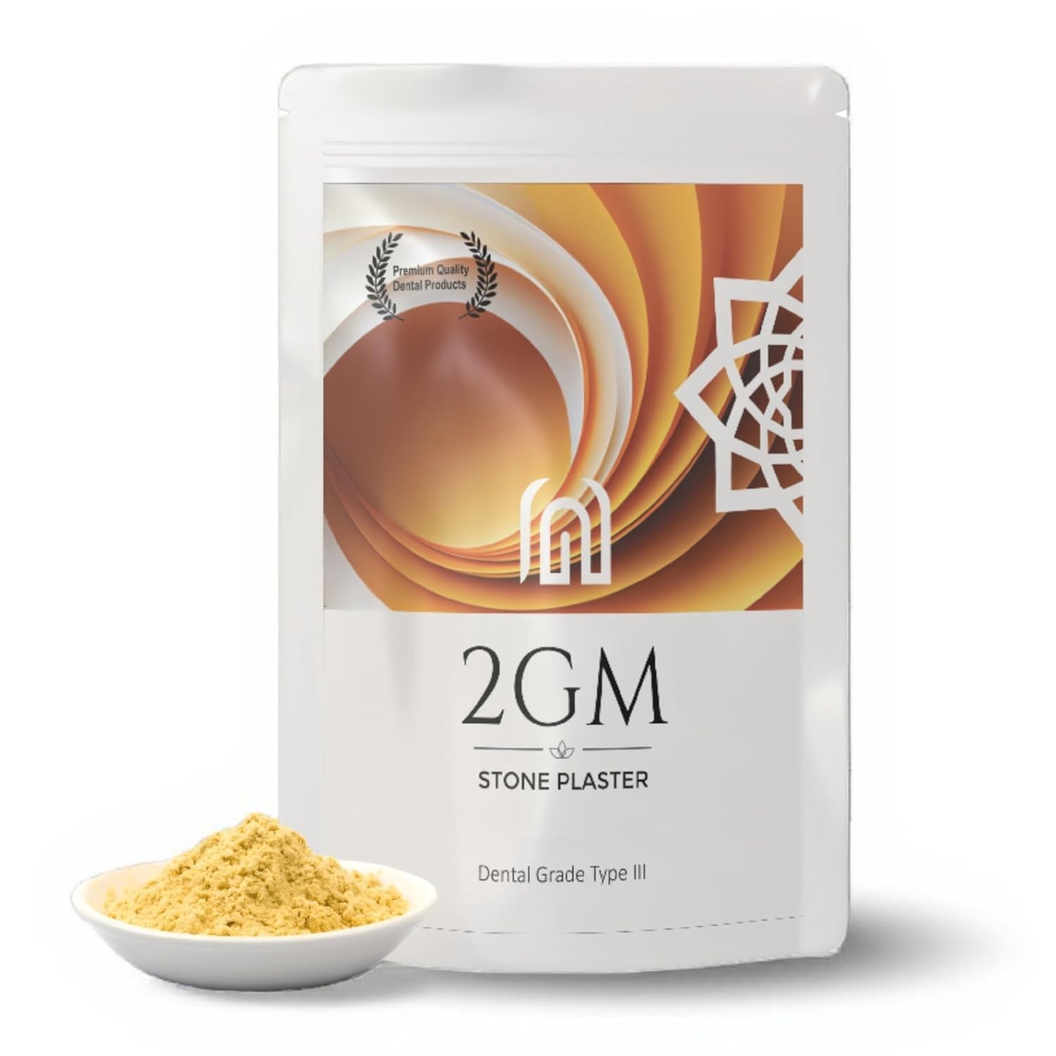 Dental Yellow Stone Powder Type III 1Kg for Prosthetic Casting Models Lab