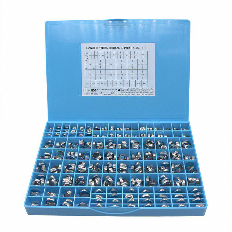 Dental Bands Buccal Tube Orthodontic 1st Molar Welded Roth.022″ 28#-44# Bomaoer