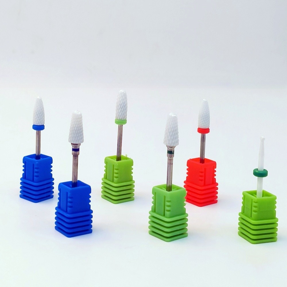 Dental Lab White Zirconia Ceramic Burs for Micro Motor HP Polishing Acrylics etc