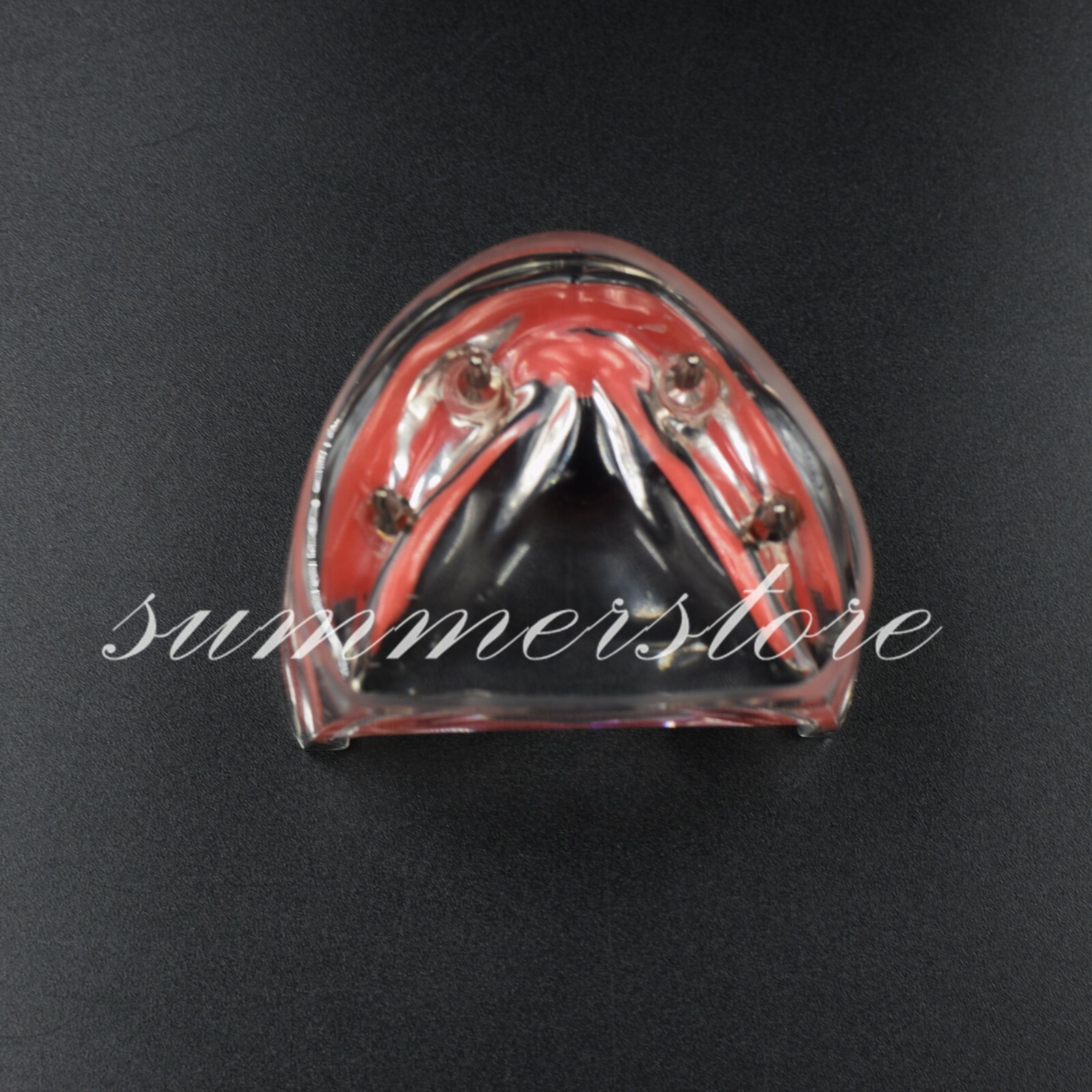 1 Pc Transparent Dental Study Demo 4 Implants Overdenture Inferior Model #6003