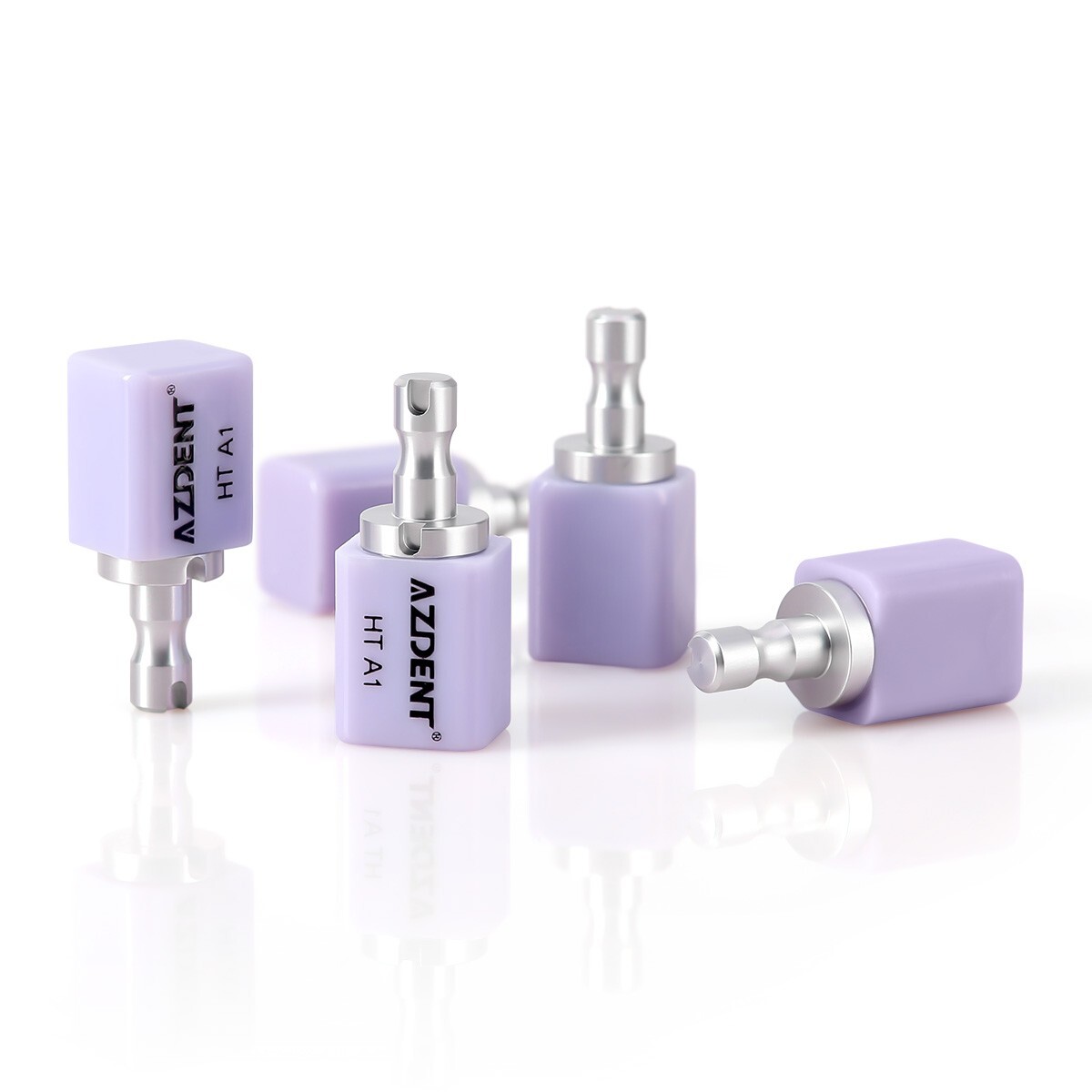 5Pcs/Box Dental C14 Glass Ceramic Lithium Dislicate Blocks CAD Cerec LT/HT