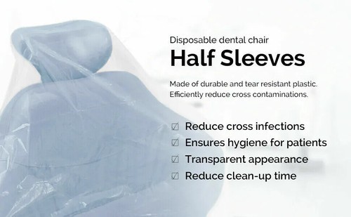 US Dental Unit Chair Sleeves Cover Full/ Half Disposable Protective Soft Durable