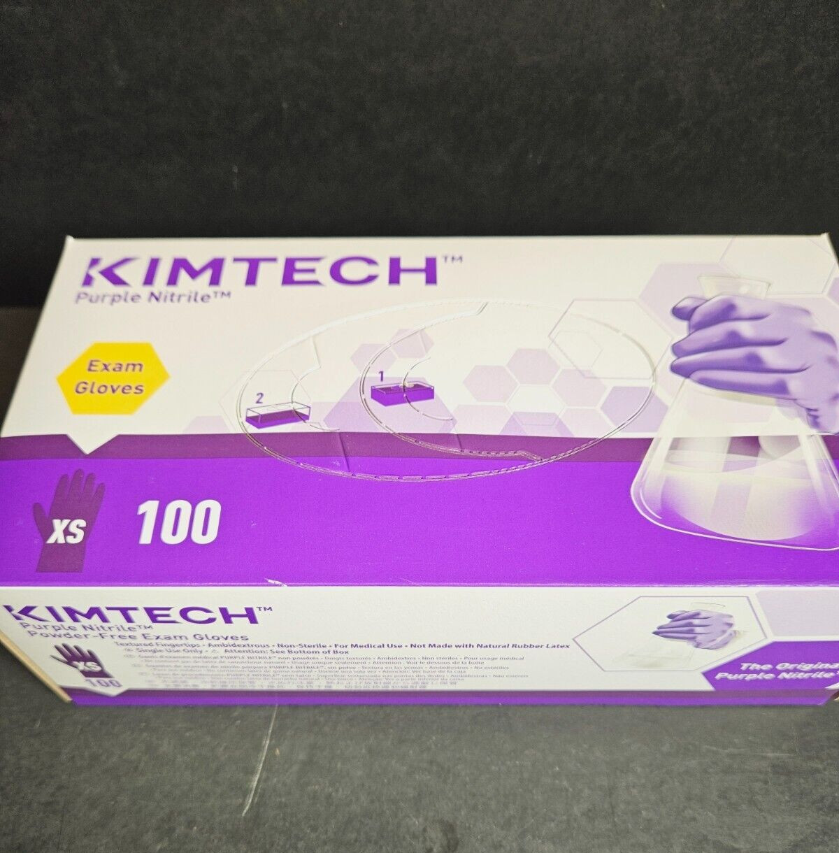 Kimtech Nitrile Gloves Extra Small Powder Free 10 Boxes with 100 Gloves Each