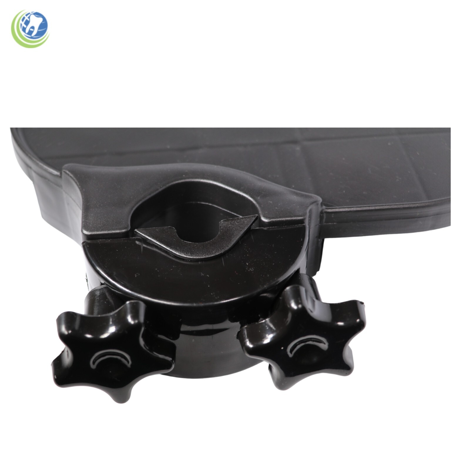 NEW DENTAL POLE POST MOUNT UTILITY ACCESSORY SHELF TRAY TABLE MEDICAL BLACK
