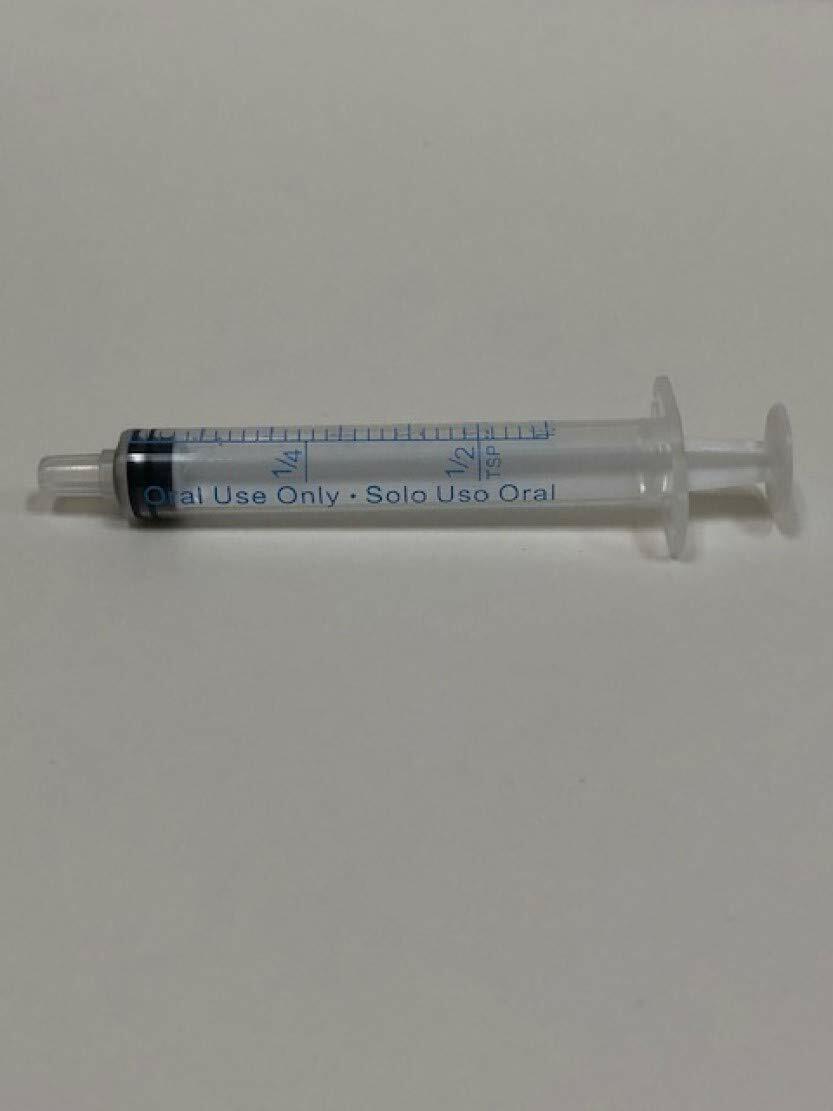 Global Medical Products 3cc/ml Oral Syringe Clear with Tip Cap 305220 – 50