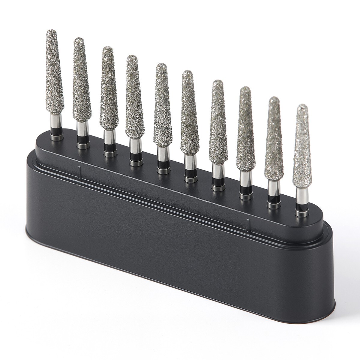 AZDENT Dental Diamond Burs Super Coarse Black FG 1.6mm for High Speed Handpiece