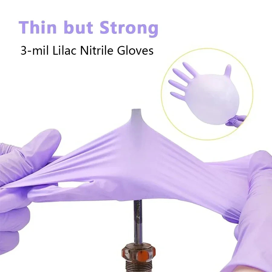 Disposable Nitrile Gloves Powder Free Latex Free Medical Food Grade Gloves