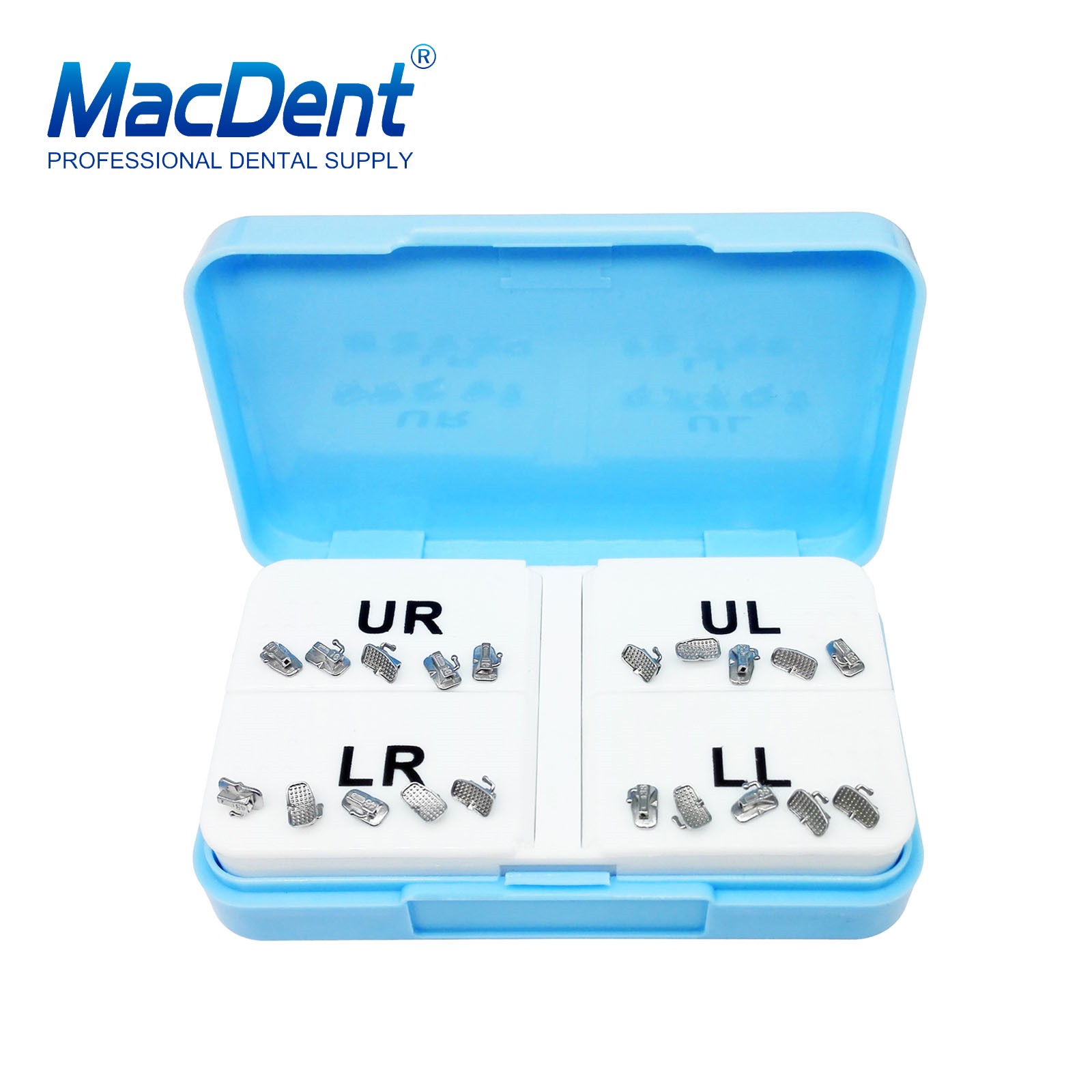 50Sets Dental MacDent Orthodontic Buccal Tubes Roth.022 1st Molar Bondable Tubes