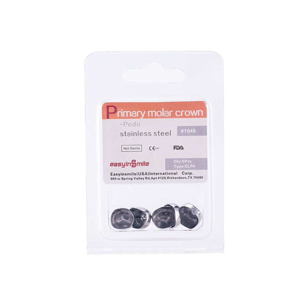 Pediatric Stainless Steel Primary Molar Crowns 5/48/96pc Dental Kids Restoration