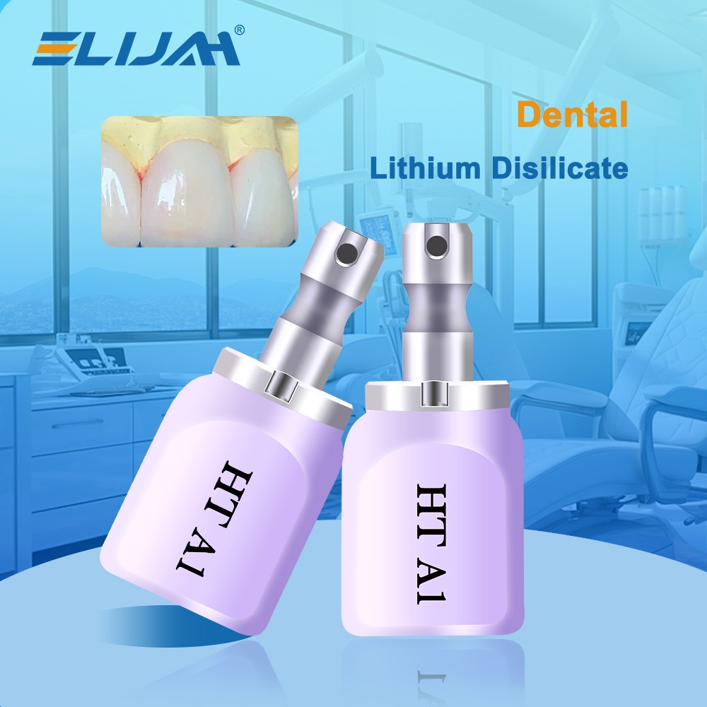 US C14 Glass Ceramic Lithium Disilicate Blocks HT/LT A1-D3 for CEREC Emax 400MPa