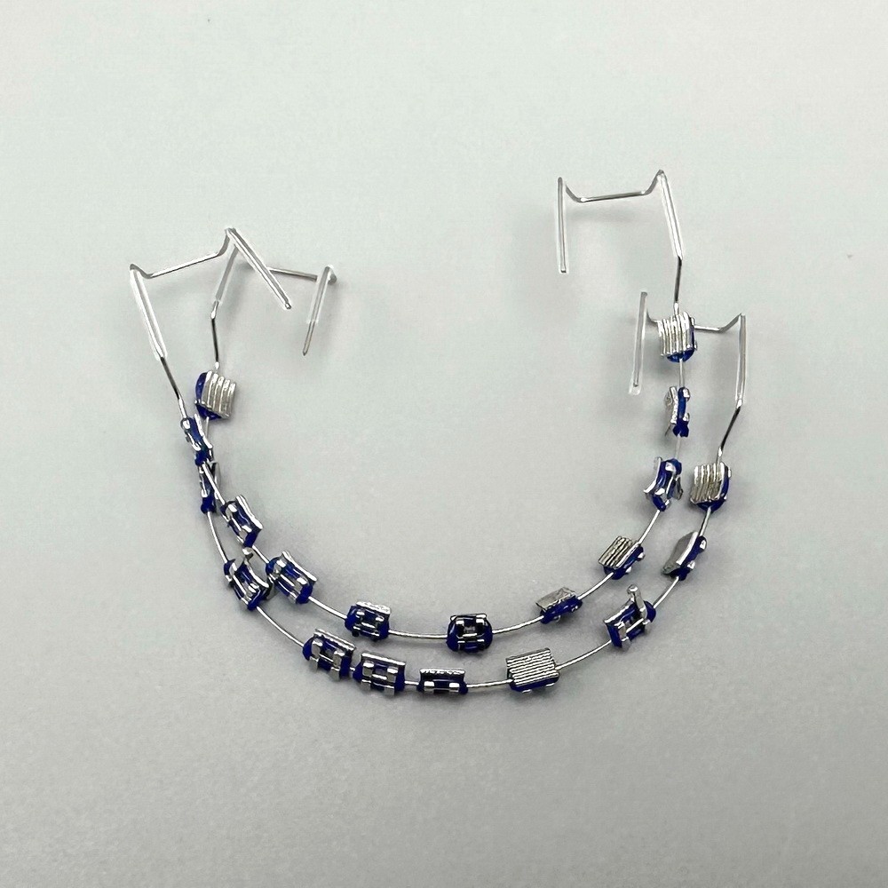 Temporary Tooth Decoration Fake Braces Metal Wires Ortho Bracket Ligature Ties