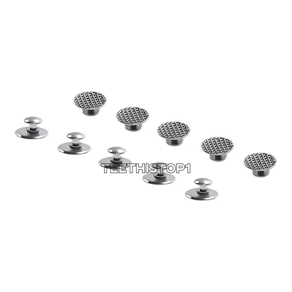 50 Pcs Dental Supplies Orthodontic Ortho Lingual Buttons for Bondable Round Base