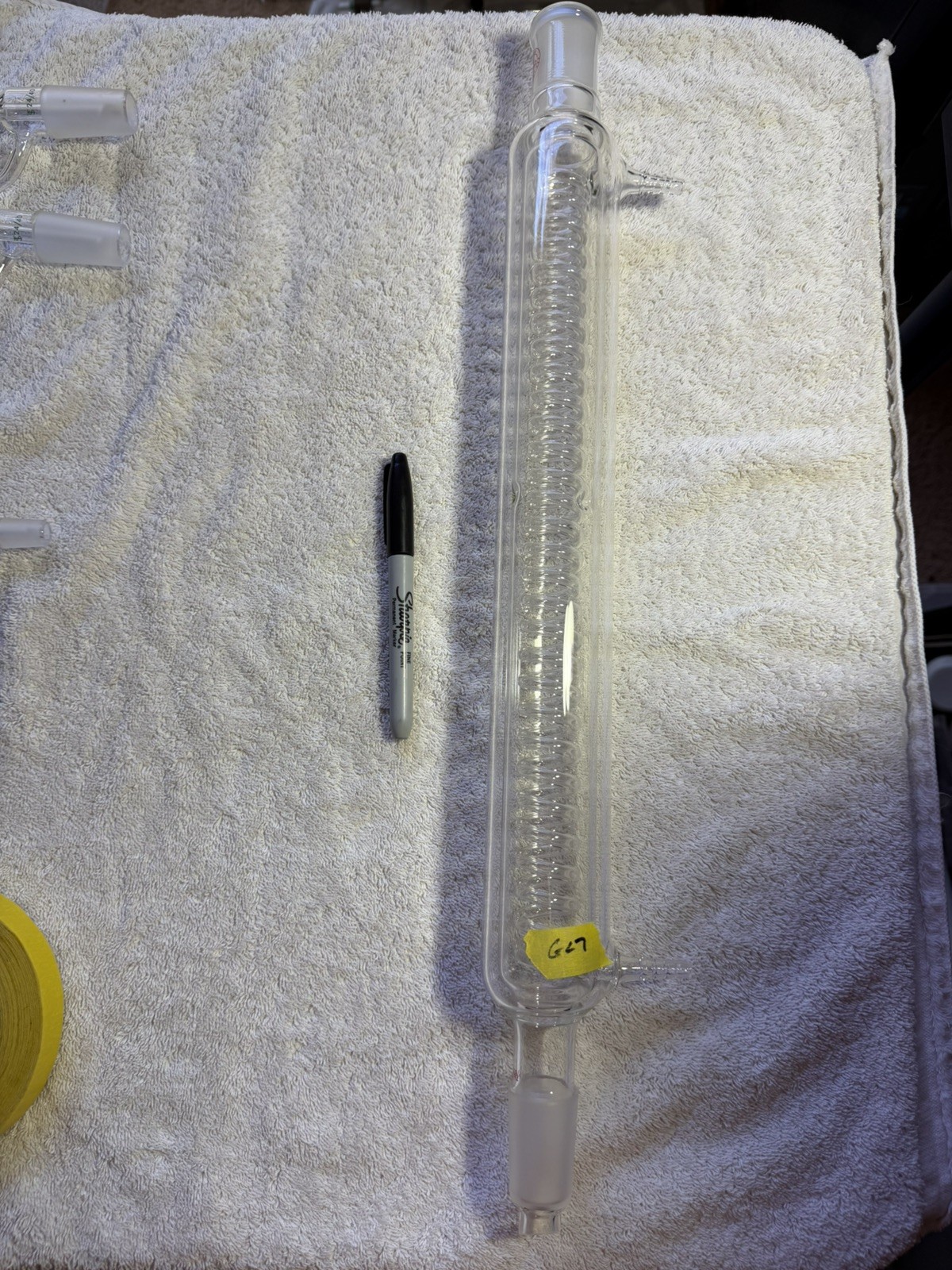Lab Glass Vineland NJ Graham Jacketed Condenser Column 29/42 LARGE