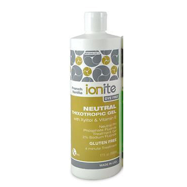 Fluoride Gel French Vanilla DYE FREE Neutral Phosphate Sky Choice (17oz)