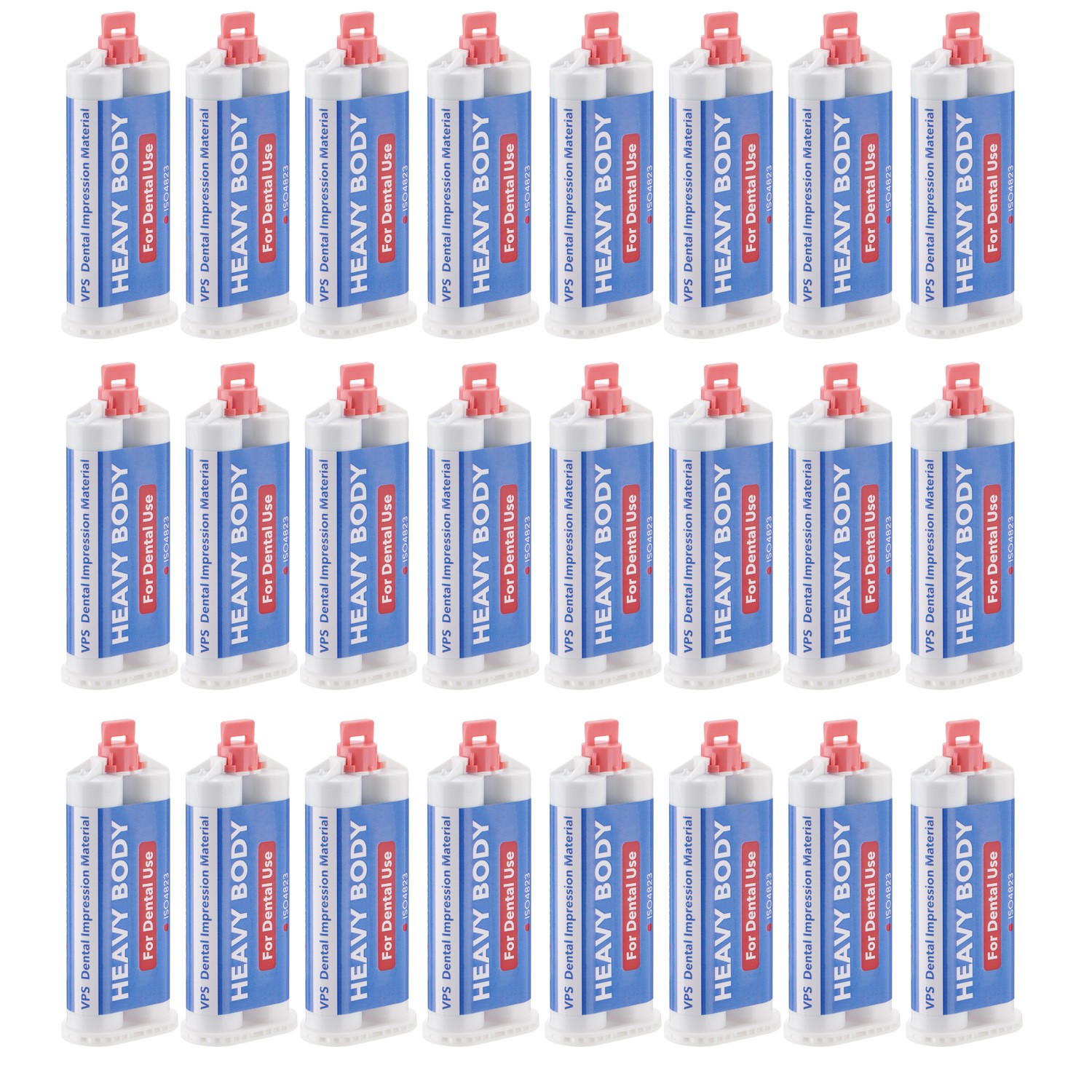 80Pcs Heavy Body Fast Rapid Set Impression Material 50mL Cartridges VPS PVS New
