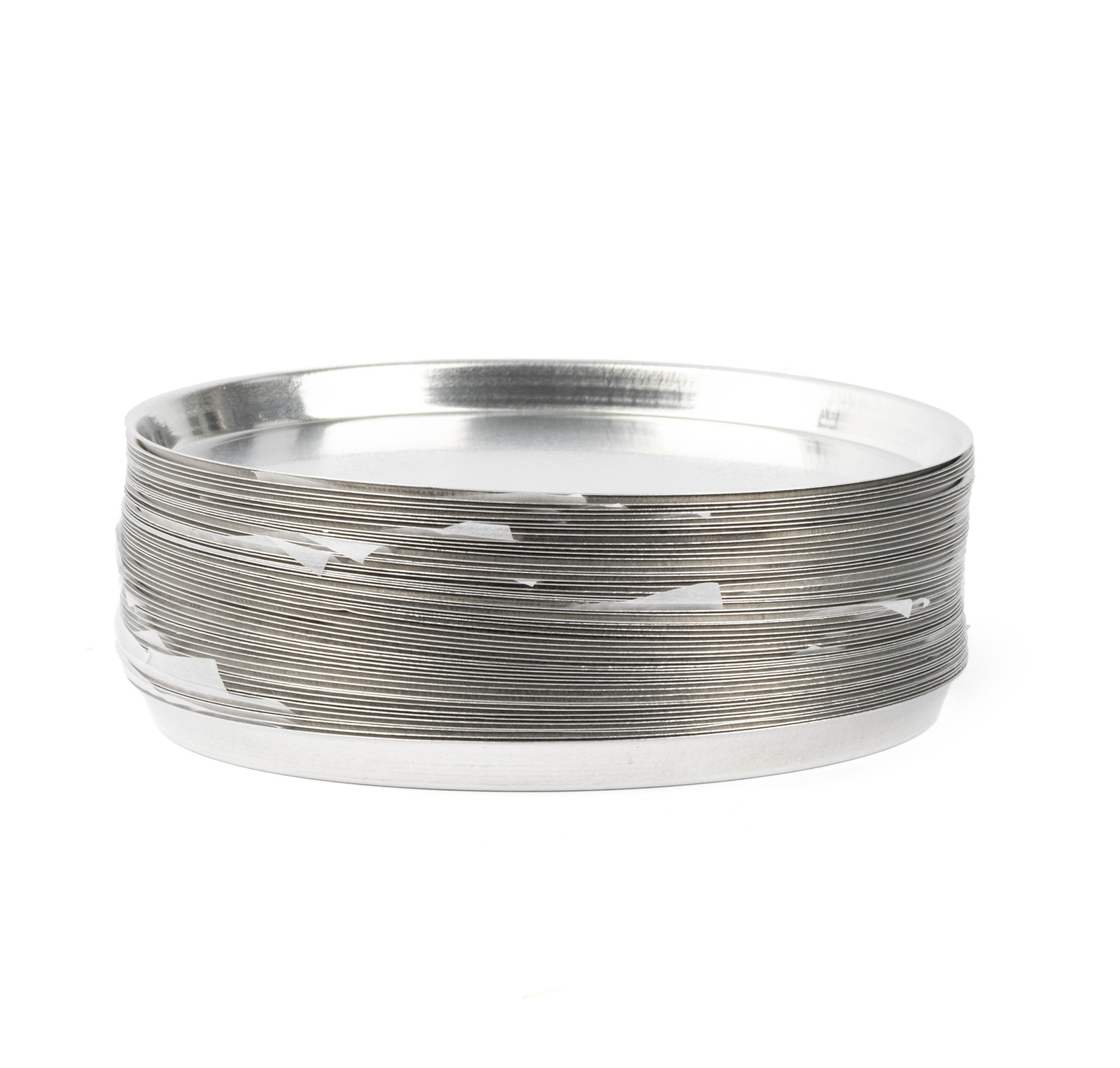 50-Pack Aluminum Sample Pan 96 mm for U.S. Solid Moisture Analyzers