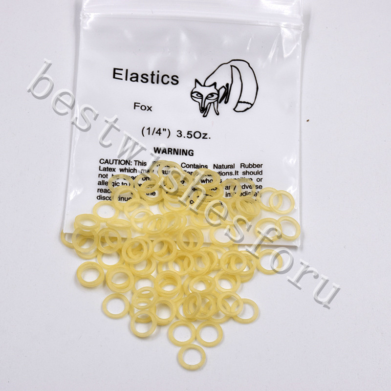 1000 Pc 1/4 Fox 3.5Oz Light Dental Orthodontic Latex Elastic Rubber Braces Bands