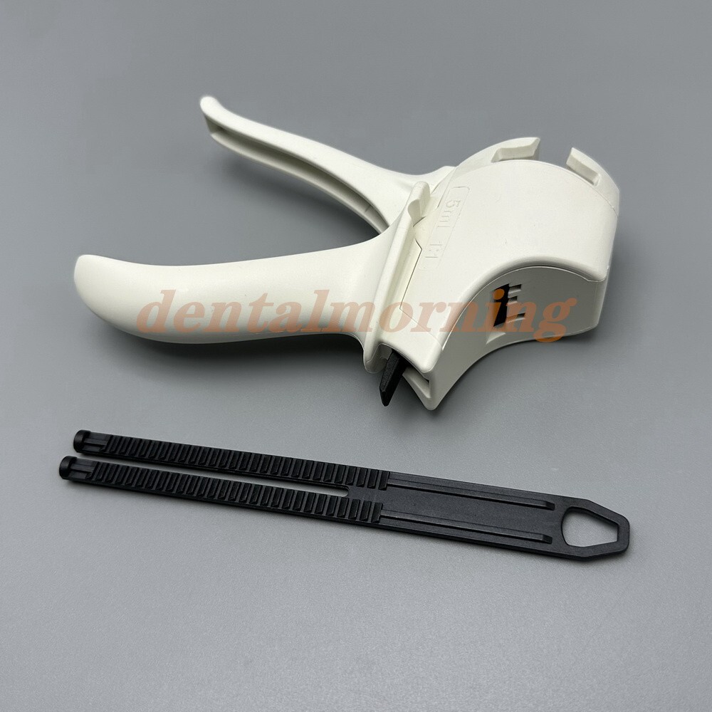 Dental Dispenser Impression Mixing Dispensing Delivery Gun 5ML 1:1/4:1 Mixer