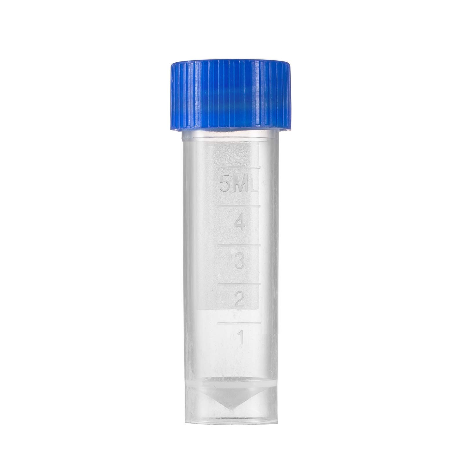 50 Pieces 5 Ml Plastic Graduated Vial Sample Bottle Storage Container Tubes with