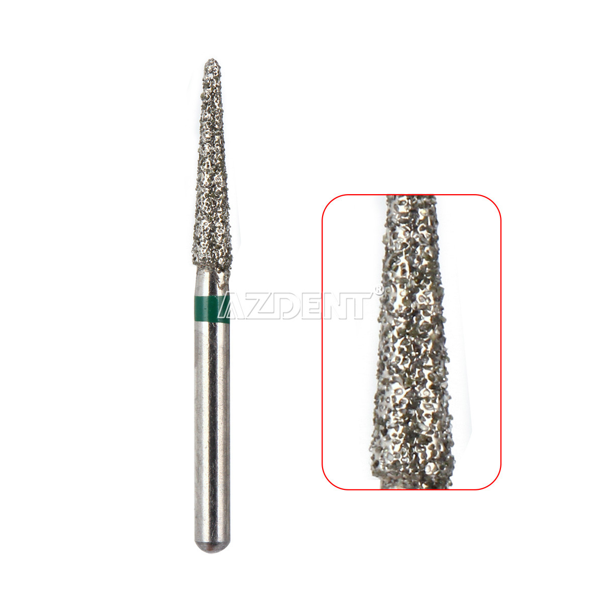 5 uds./1 paquete de fresas de diamante dental AZDENT para piezas de mano de alta
