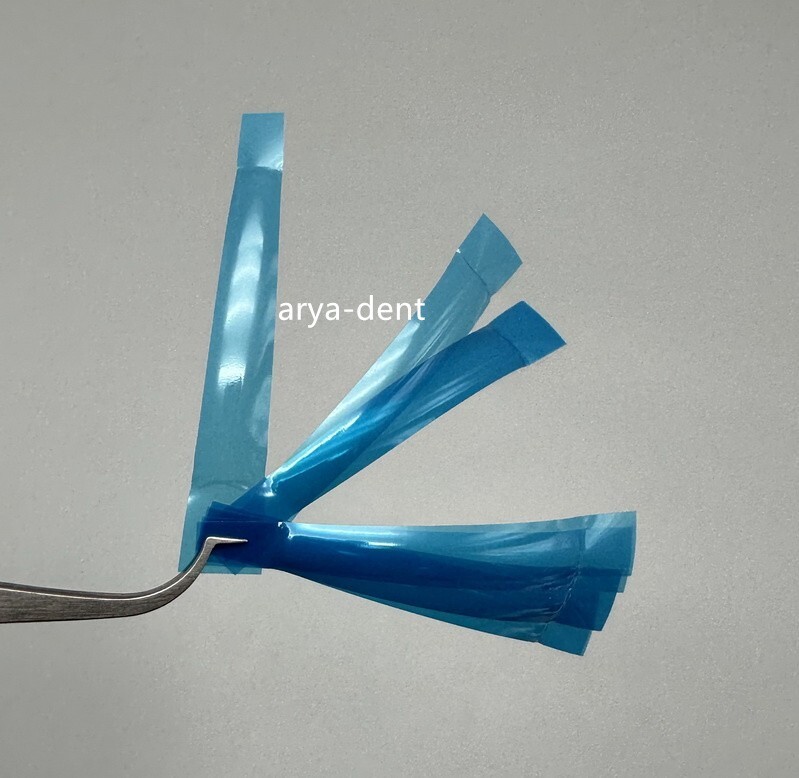 Dental Blue Matrix Strip Contoured Anterior Matrices 0.05mm Restorative Strips