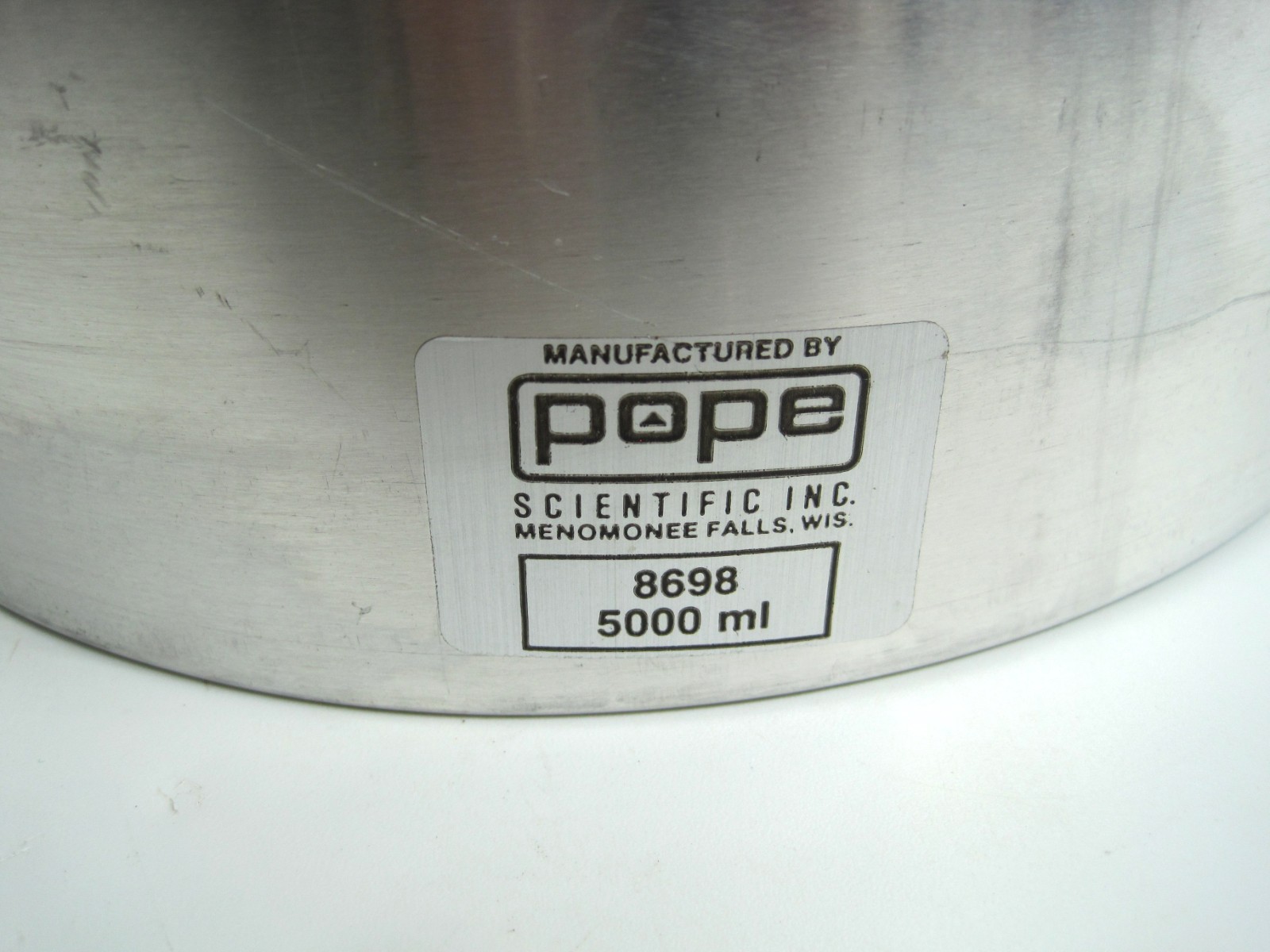 Pope 8698 5L 5 liter 5000ml Large Liquid Nitrogen LN2 Dewar