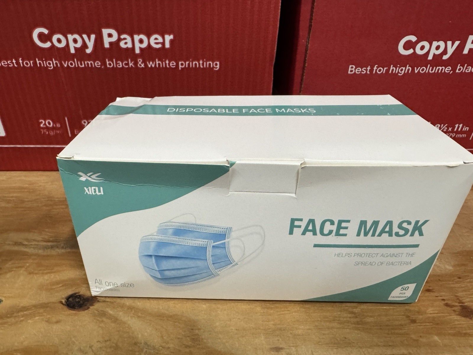 XIELI Disposable Face Masks 50 PCS for Emergency Medicine Dentistry