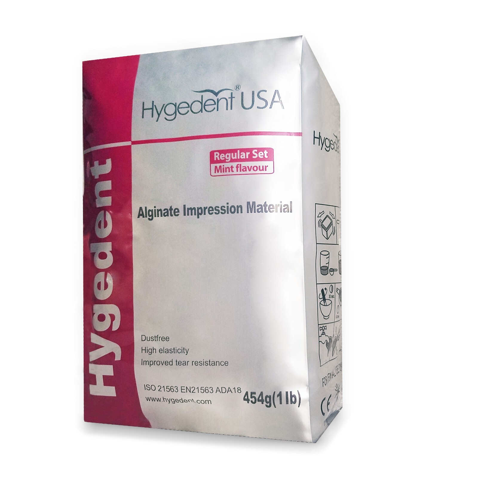 HygeDent Chromatic Dental Alginate – High Precision, Easy Mixing (Choose Speed)