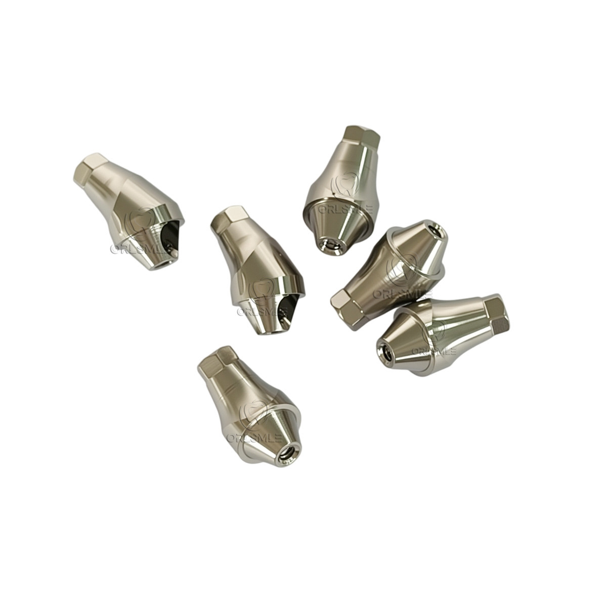 5 pcs Multi unit Angled abutment MUA 17/30/45 degree fit to Hiossen Osstem M/R