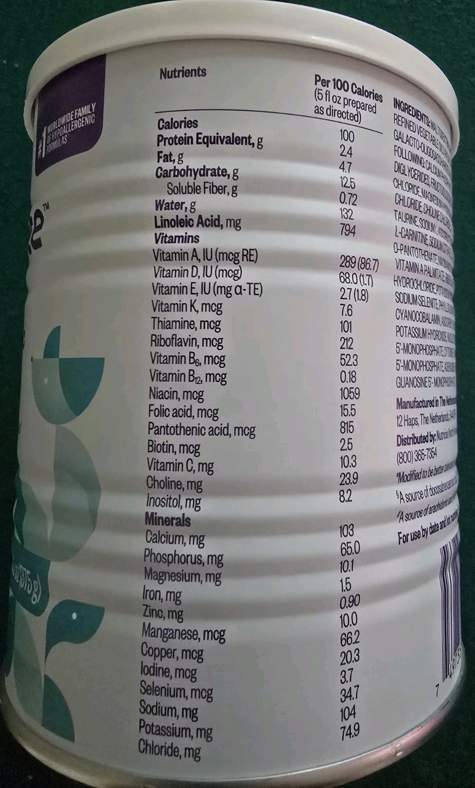 Pepticate™ Hypoallergenic Infant Formula, 13.2-ounce can –