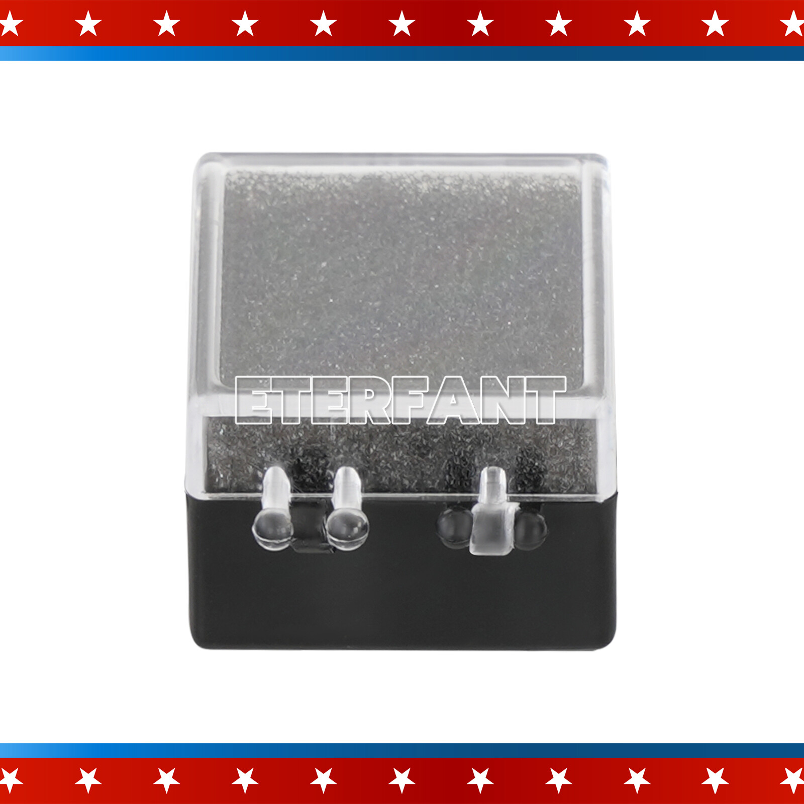 1000XDental Lab Crown/Veneer/Bridge Boxes – 1″ – Clear Top with Sponge Fillers