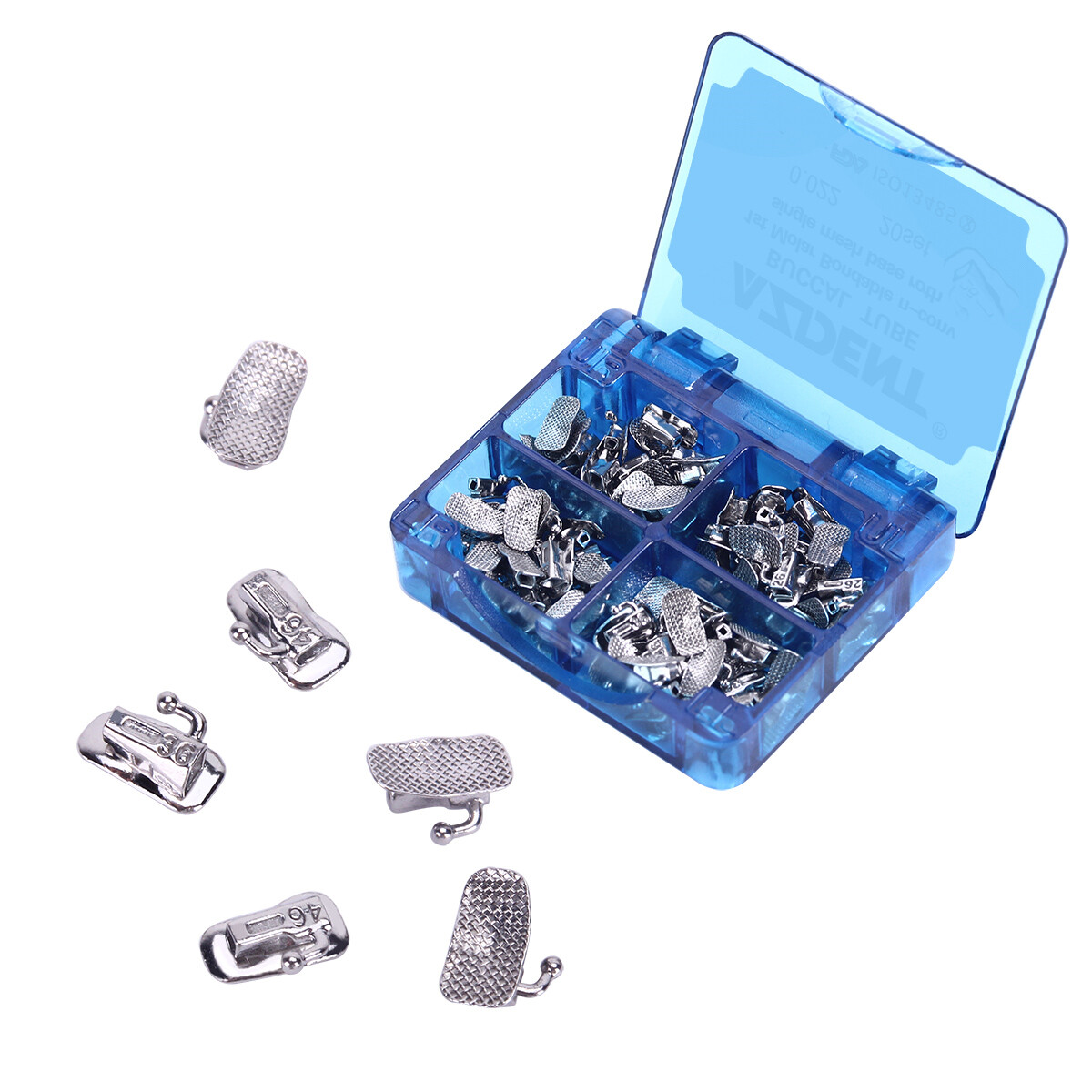 20/50sets Dental Buccal Tubes 1st/2nd Molar Bondable Roth/MBT 018 /022 Non-Conv