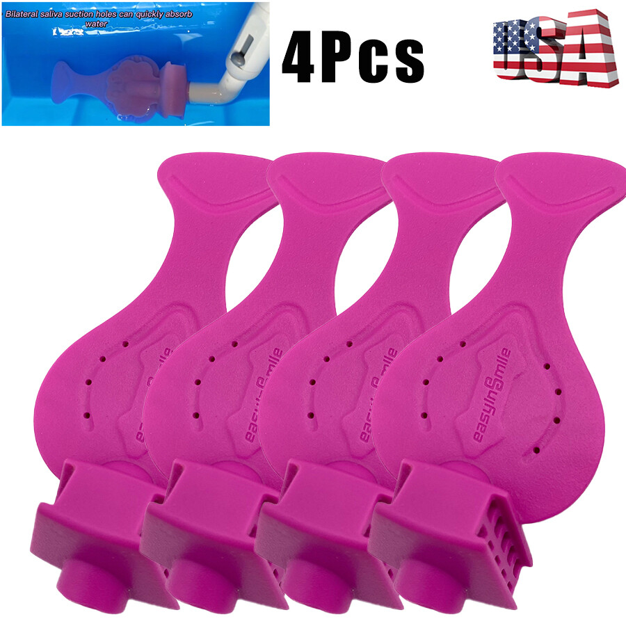Dental Silicone Dryshield Isolation Mouth Pieces Saliva Suction Tube Mouth Open