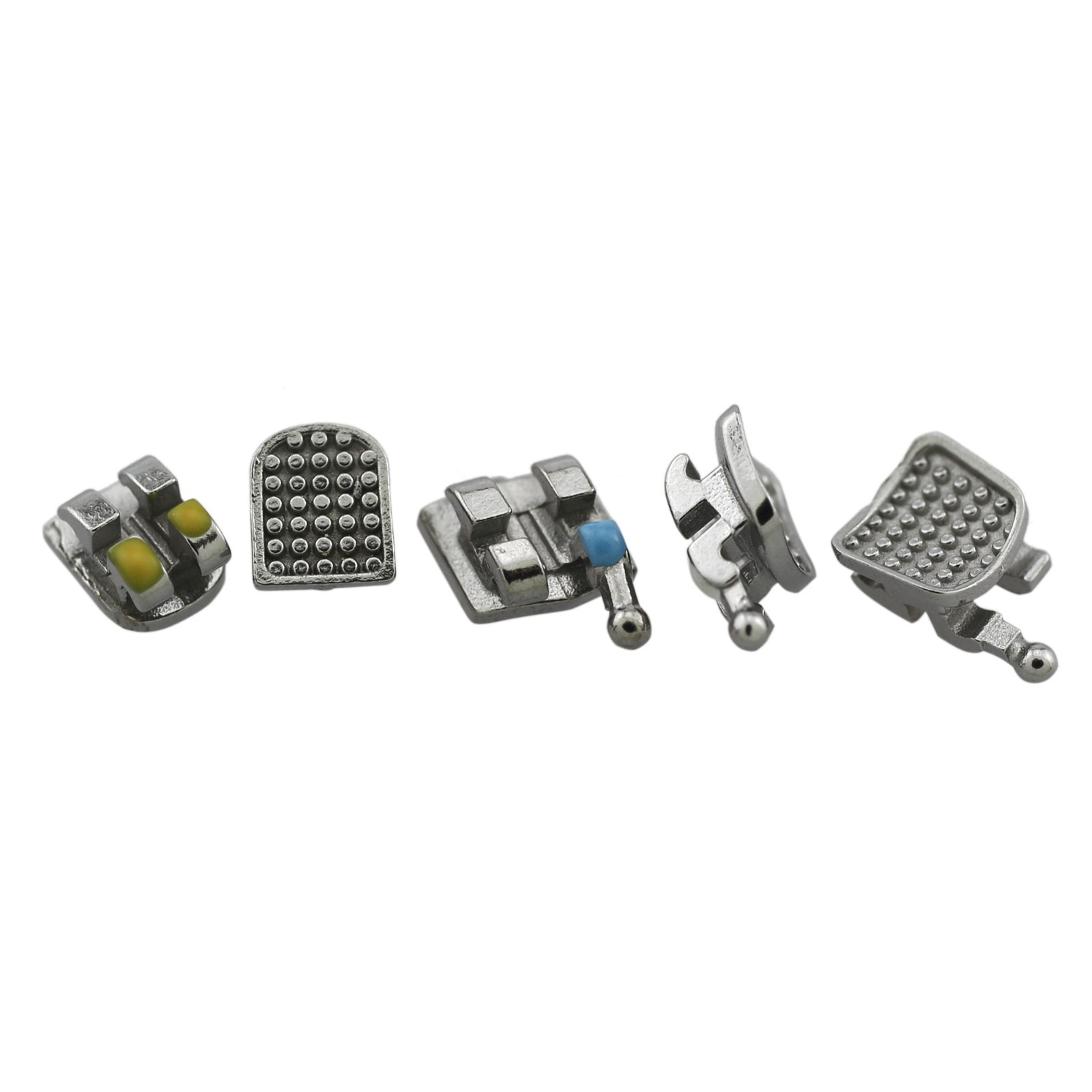 10 Kits MIM MINI Orthodontic Brackets Dental Metal MBT Roth 022 345 Hooks 5-5 OC