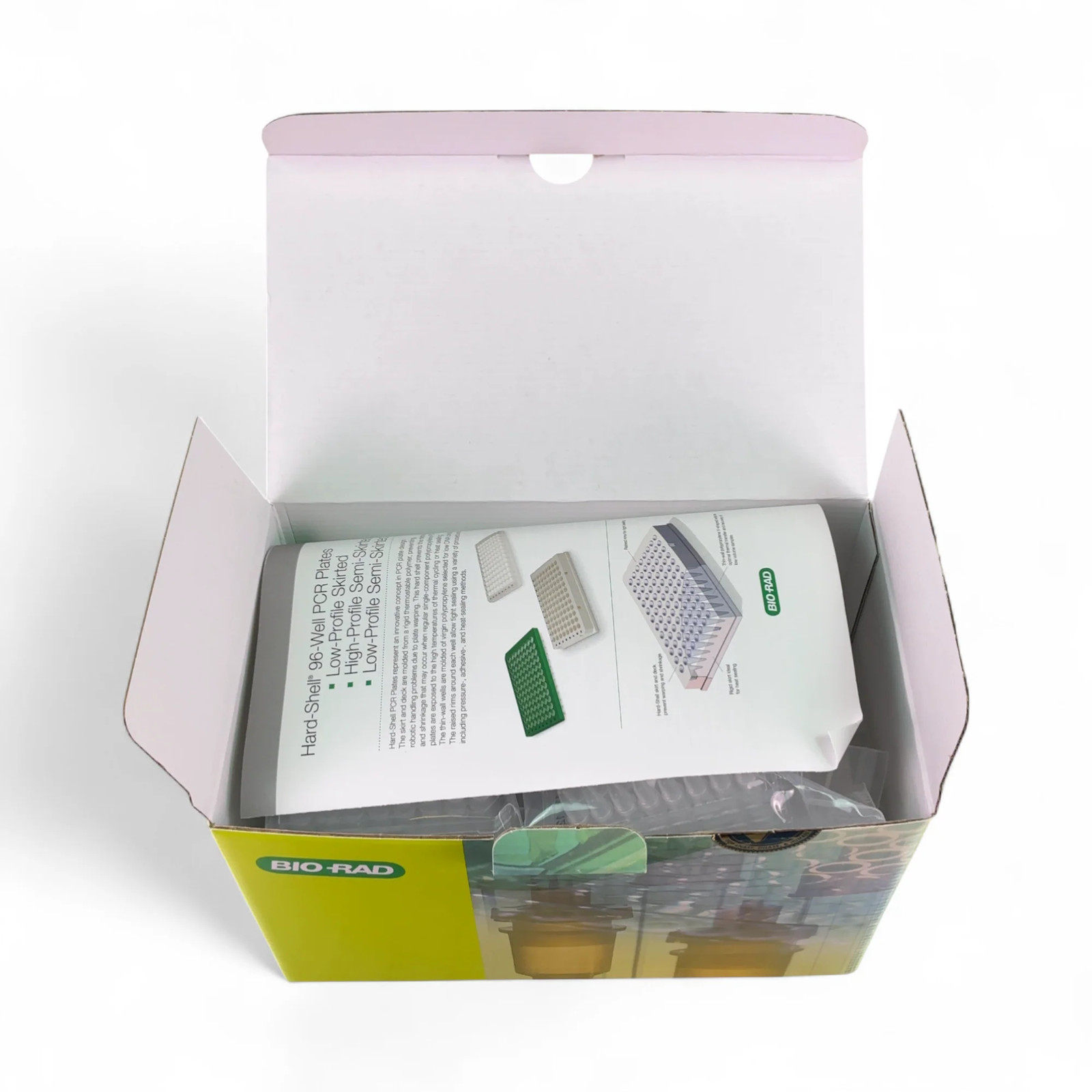 BIO-RAD Hard-Shell High Profile 96-Well Semi-Skirted PCR Plates HS99601 Hard-…