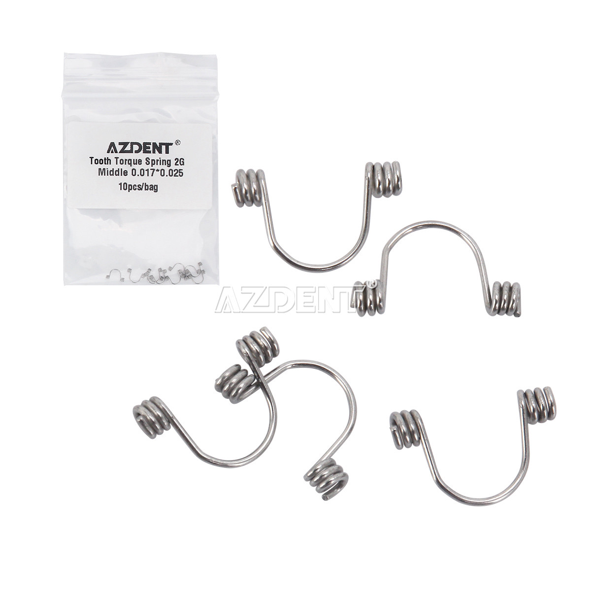 10Pcs/Bag Dental Orthodontic Anterior Teeth Torque Rectangular Springs AZ SALE