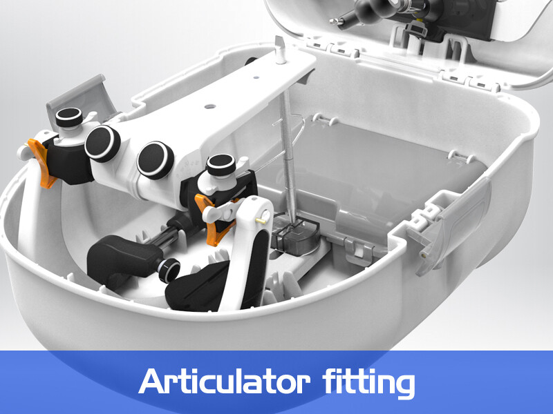 BIOART Semi-Adjustable Articulator A7 Plus with Standard Facebow, Plastic Case