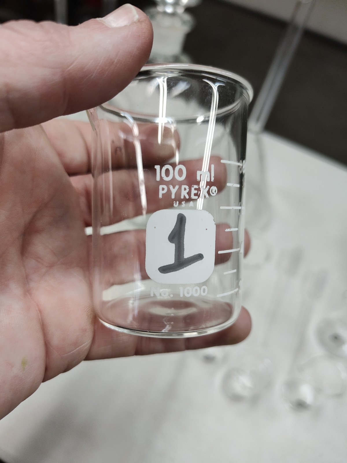 Pyrex & Kimex Glass Vacuum Flasks Beakers Tubes Lids Lab Chemistry Huge Lot