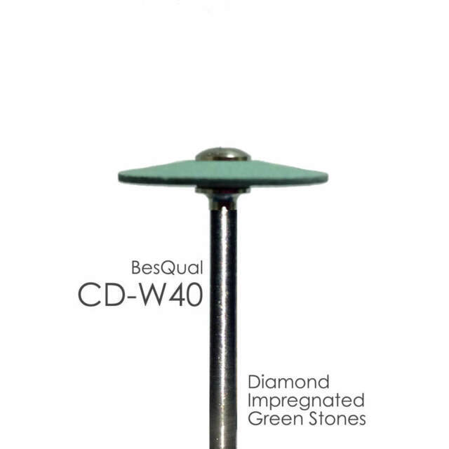Zirconia – Diamond Impregnated Green Mounted Stone – CD-W40