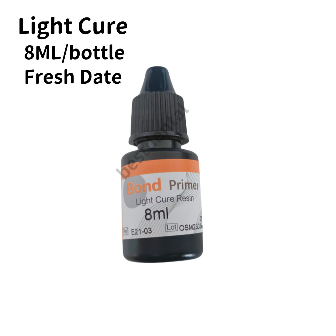 Dental Bond Primer Light Cure Resin Orthodontic Brackets Adhesive Agent 8ML