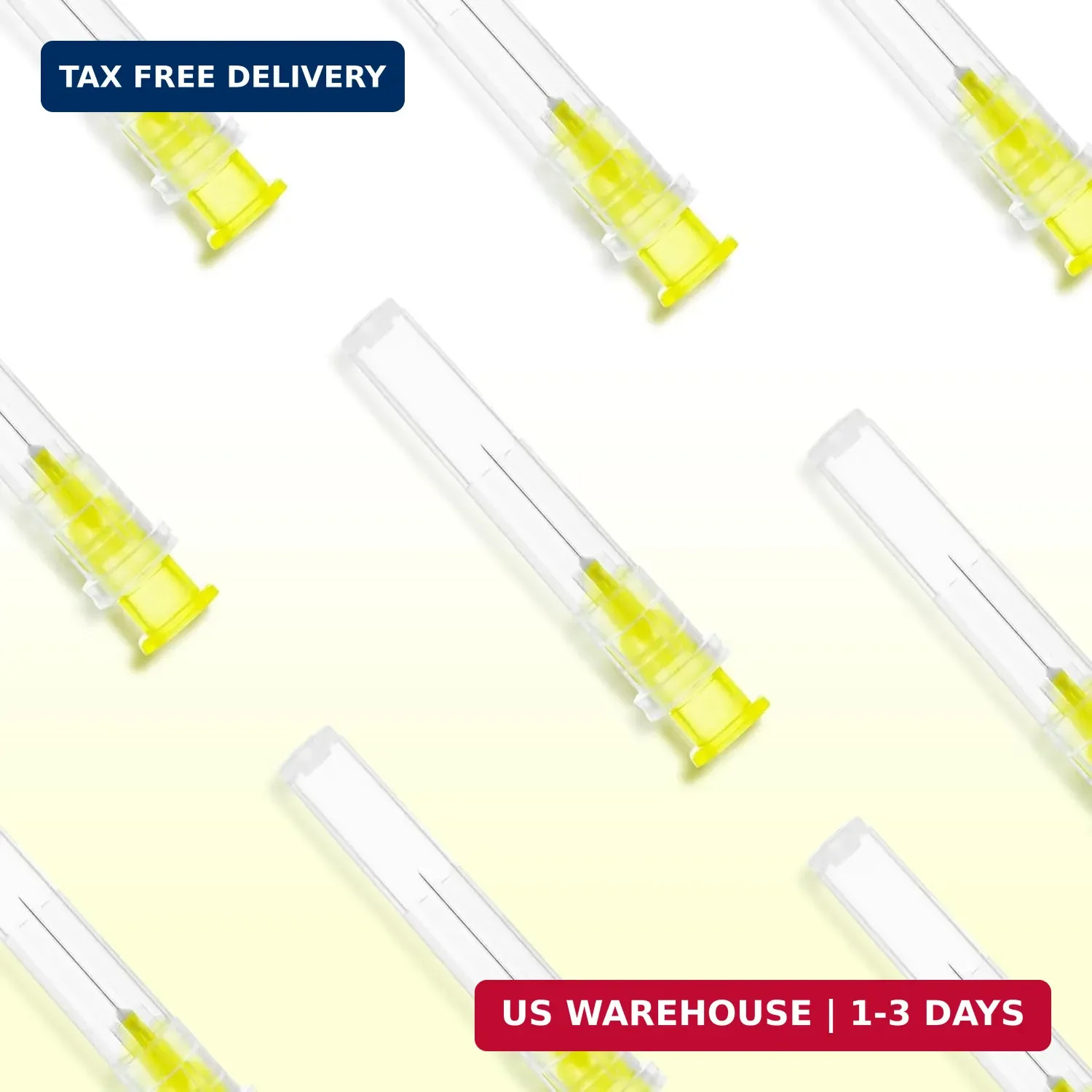 30 Gauge 1/2 Inch Disposable Needles with Caps – Luer Lock Lab Dispensing Access