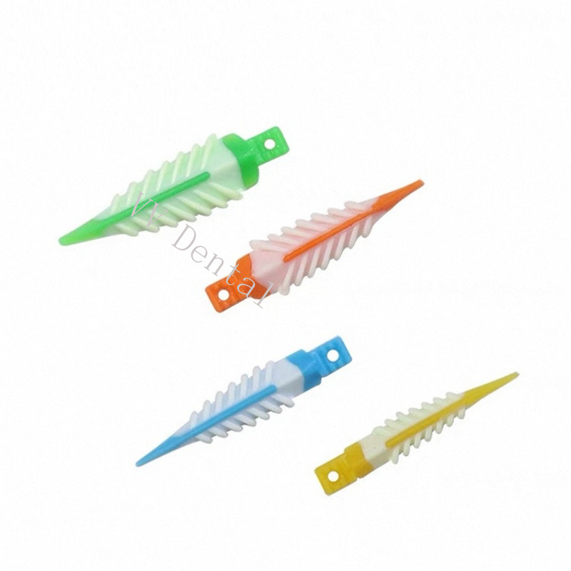 100pcs/box Mix Dental Interdental Wedges Sealing Composite Wedge Silicone